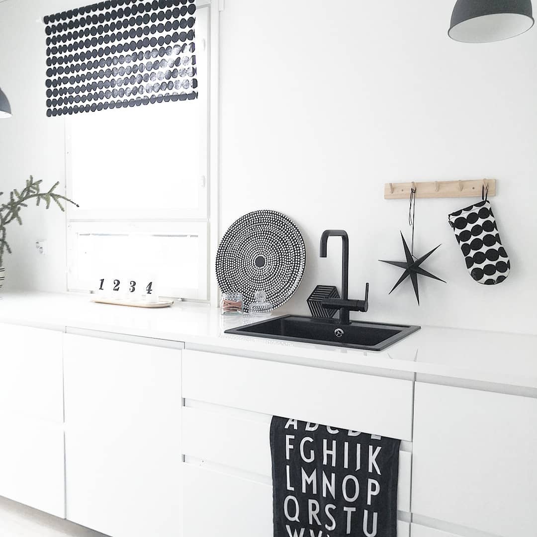 Desain Interior Dapur Minimalis Modern Dengan Tema Monokrom Yang Keren Inspirasi Desain Rumah Terkini