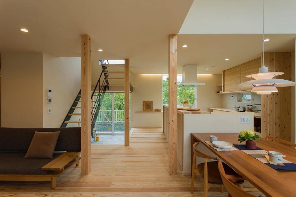 Desain Interior Rumah yang Menyatukan Dapur, Ruang Makan dan Ruang