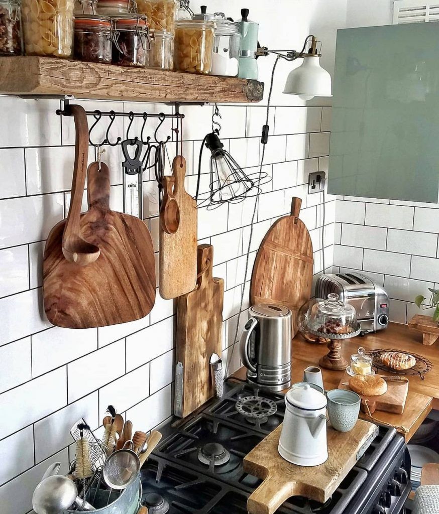 Desain Interior Dapur Minimalis Boho Chic Modern Dengan Perabot Yang Mengesankan Vintage Inspirasi Desain Rumah Terkini